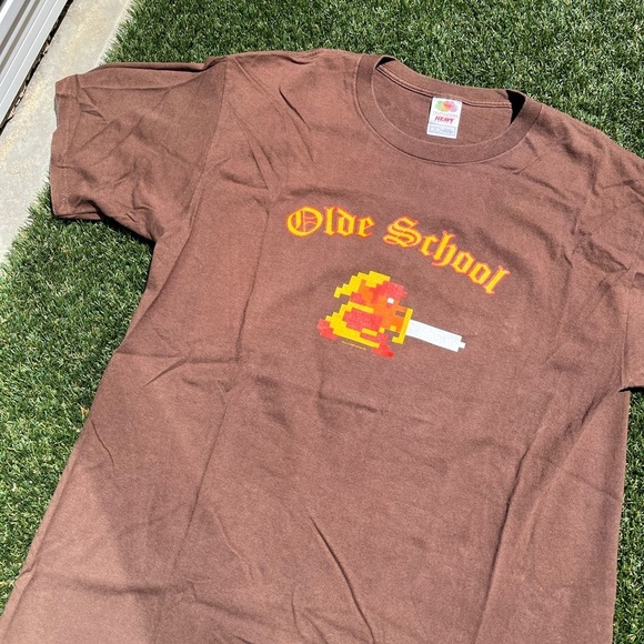 VTG 00’s Nintendo Olde School Brown Tee - Picture 3 of 5